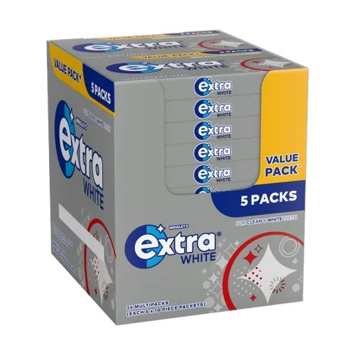 Extra White 10 Piece 5 Pack Outers 70g
