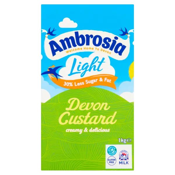 Ambrosia 30% Reduced Fat & Sugar Cus 1kg