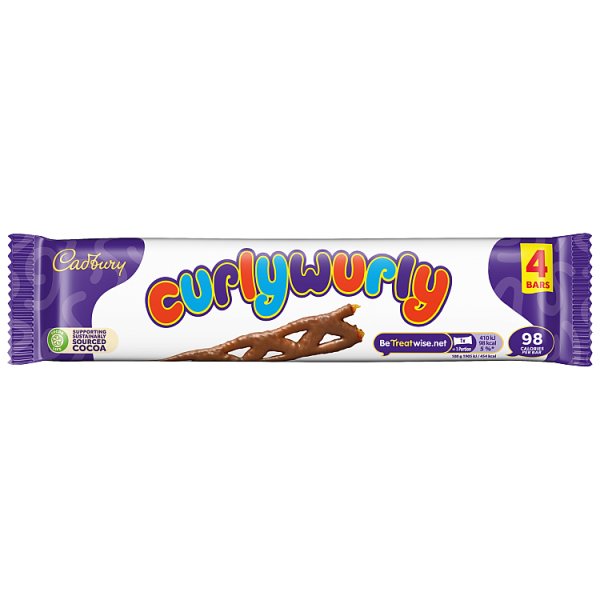 Cadbury Curly Wurly 86g 4 Pack