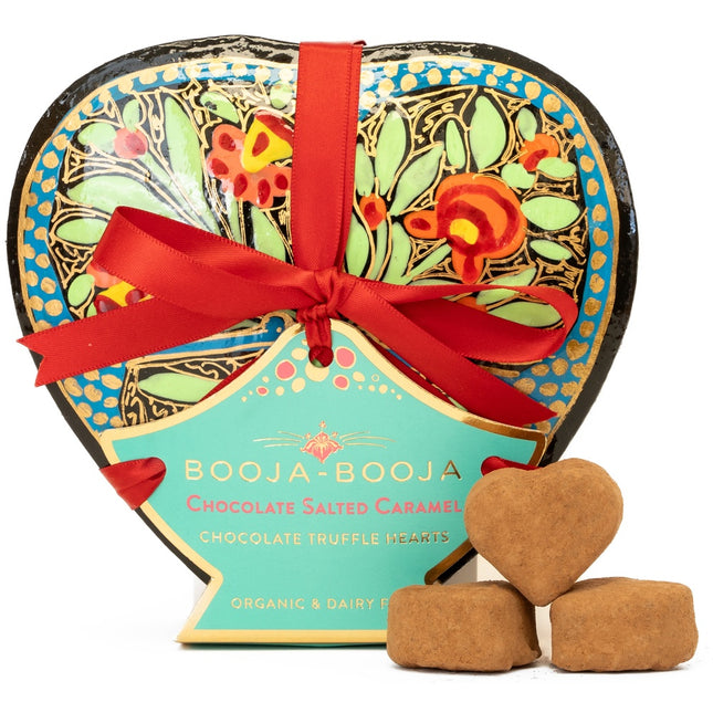 Booja Booja Chocolate Salted Caramel Heart-shaped Box 115g