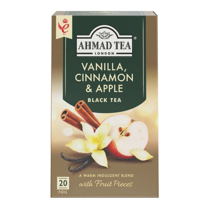 Ahmad Tea Vanilla, Cinnamon & Apple 20x2g