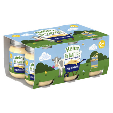 Heinz Egg Custard Rice 6pk Jar 120g