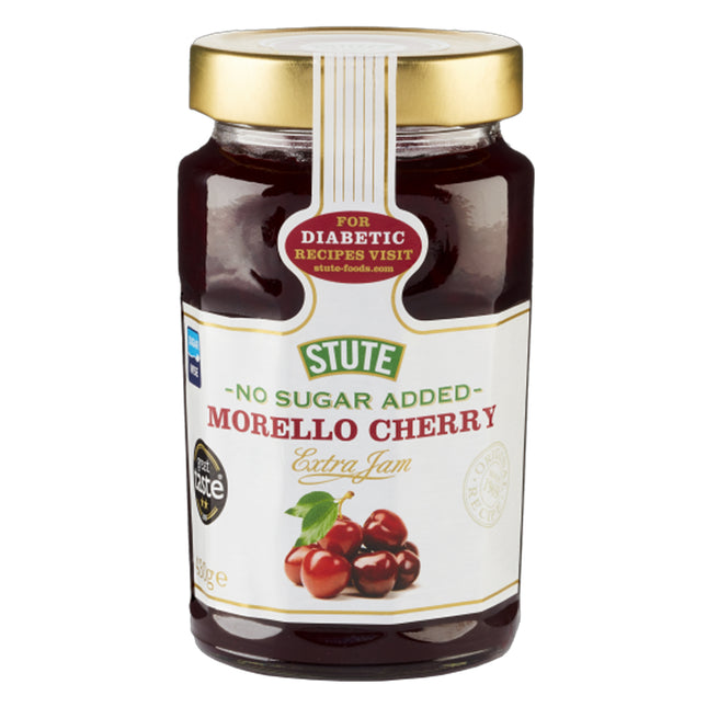 Stute Foods No Sugar Added Morello Cherry Jam 430g