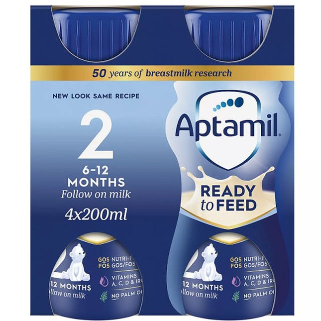 Aptamil Follow On 6 Months+ 4X200Ml