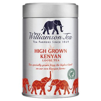 Williamson Tea High Grown Kenyan Loose Tea Cylinder 100g