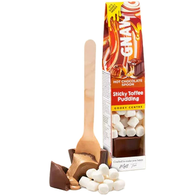 Gnaw Soft Centre Hot Chocolate Shots Sticky Toffee Pudding 40g