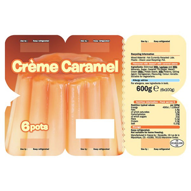 Somerset Valley Creme Caramel 6X100G