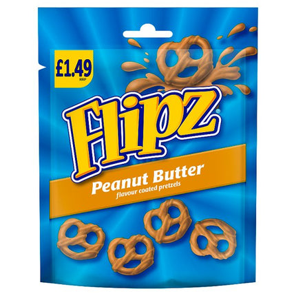 McVitie's Flipz Peanut Butter Flavour Coated Pretzel Snacks £1.49 PMP 80g