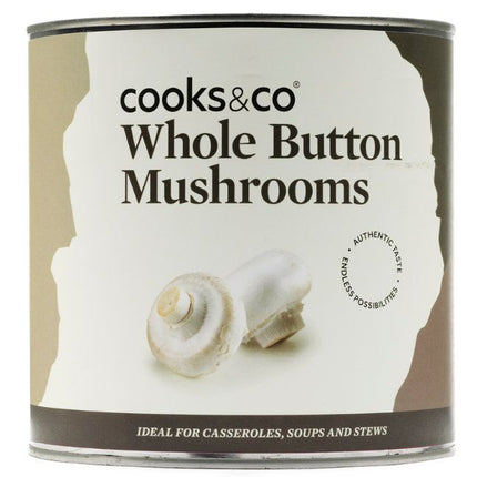 Cooks&Co Whole Button Mushrooms 2.5kg