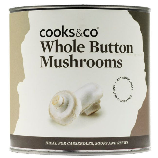 Cooks&Co Whole Button Mushrooms 2.5kg