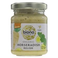 Biona Organic Horseradish Relish/Demeter (Chilled) 125g