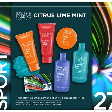 Citrus, Lime & Mint Men'S Invigorating Shower & Prep Gift Set 1680g