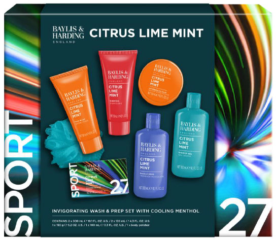 Citrus, Lime & Mint Men'S Invigorating Shower & Prep Gift Set 1680g