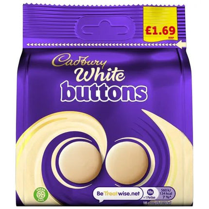 Cadbury White Giant Buttons PMP £1.69 85g