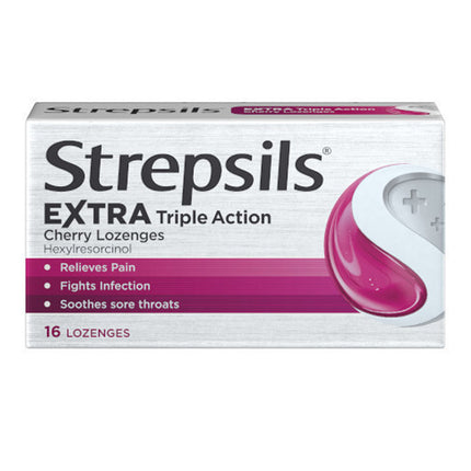 Strepsils Extra Cherry 16's