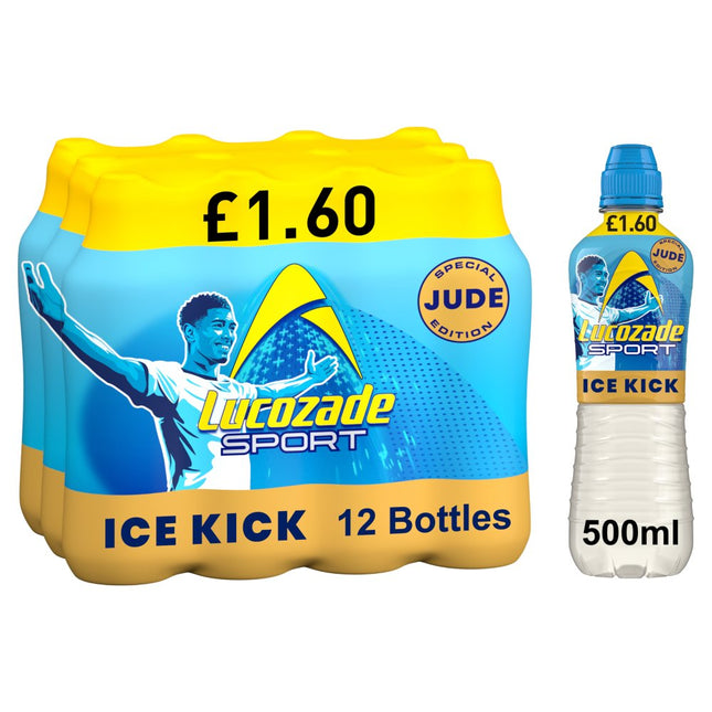 Lucozade Sport Ice Kick Jude PMP £1.60 500ml