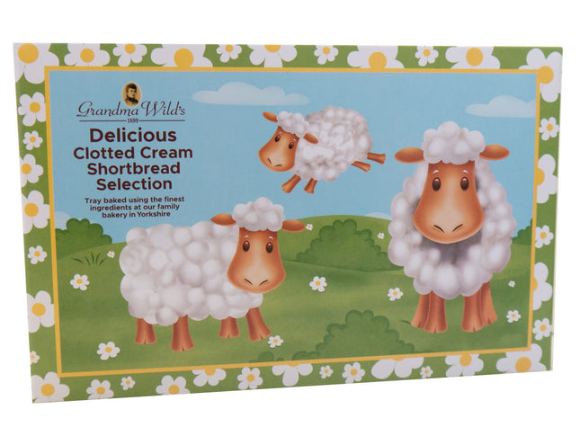 Grandma Wild's Spring Sheep & Lamb Clotted Cream Box 150g