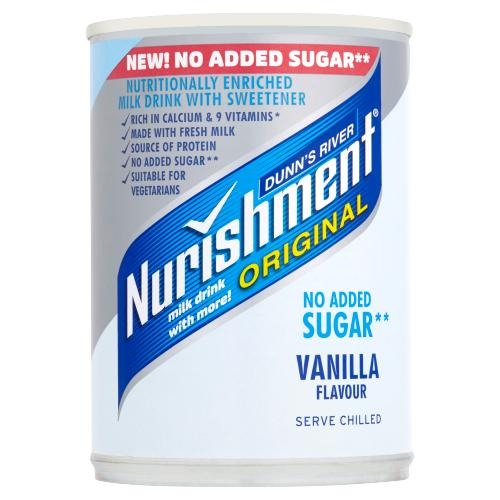 Nurishment Vanilla No Added Sugar 400g