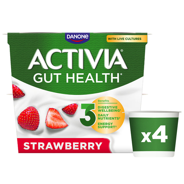 Danone Activia Strawberry 4Pk 4X115G