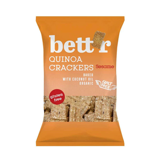 Bett'r Quinoa Crackers Sesame 100g