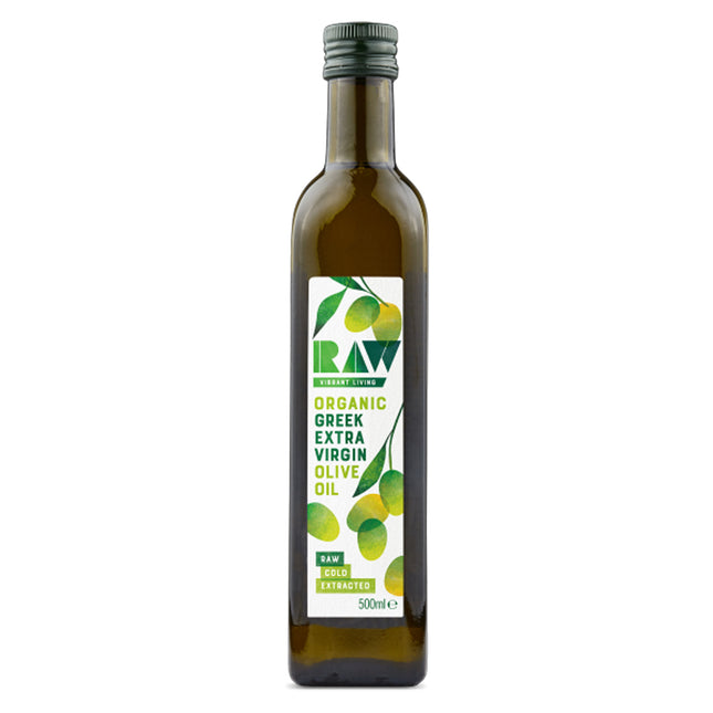 Raw Greek Extra Virgin Olive Oil Organic 500ml