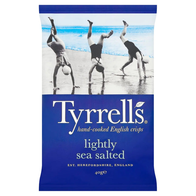 Tyrrells Lightly Sea Salted Crisps 40g