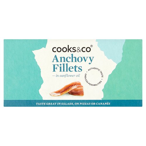 Cooks&Co Anchovy Fillets in Oil (10 x 50g)