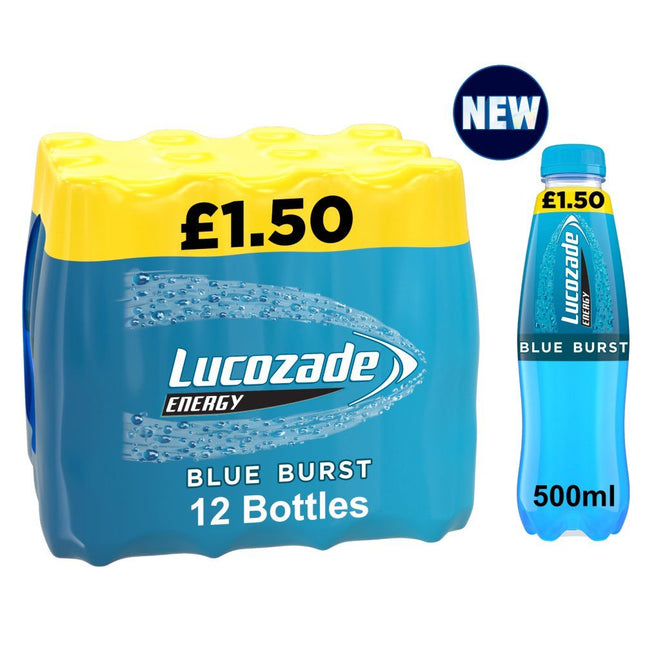 Lucozade Energy Blue Burst PET £1.50 PMP 500ml
