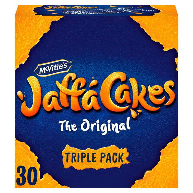 McVitie's Jaffa Cakes Original Chocolate Biscuits Triple Pack Cakes 396g