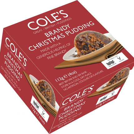 Cole's Brandy Christmas Pudding 112g