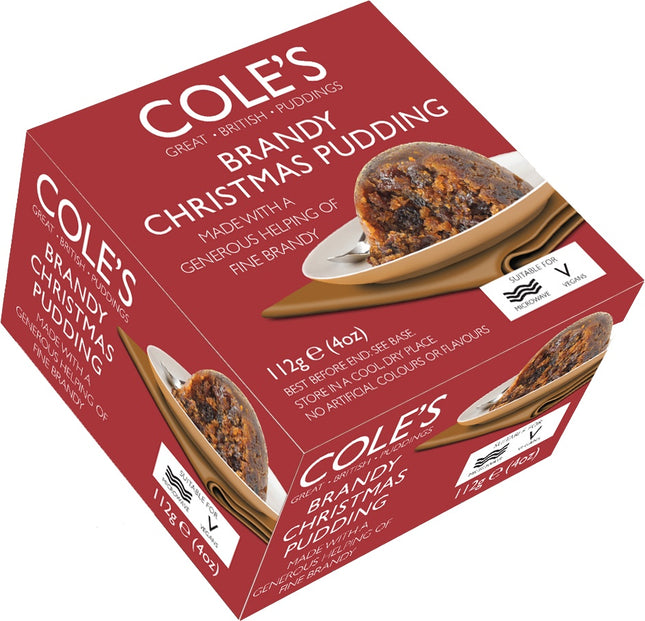 Cole's Brandy Christmas Pudding 112g