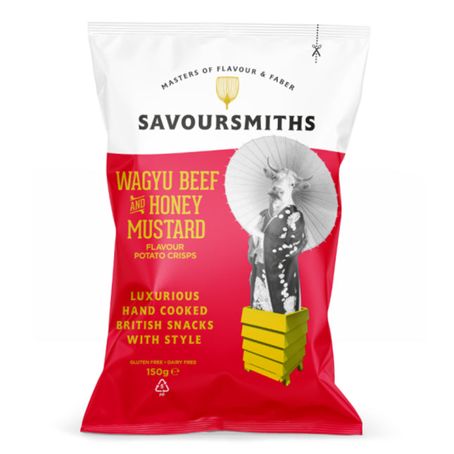 Savoursmiths Wagyu Beef with Honey Mustard Flavour Potato Crisps 150g