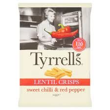 Tyrrells Lentil Sweet Chilli & Red Pepper 24g