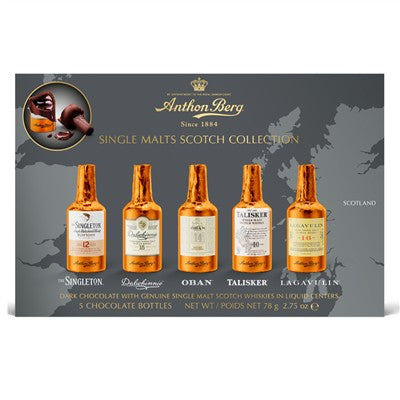 Anthon Berg  5pc single malts collection 78g