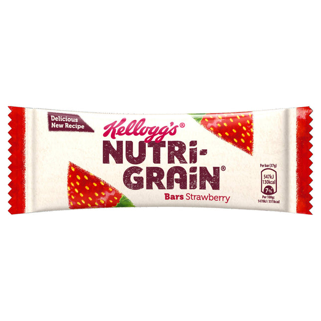 Kellogg's Nutri-Grain Strawberry Snack Bars 37g