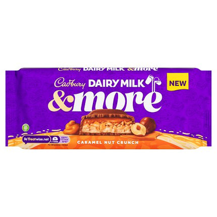 Cadbury Dairy Milk &More Caramel Nut Crunch 200g
