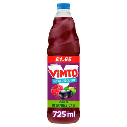 Vimto Dilute No Added Sugar PMP £1.65 725ml