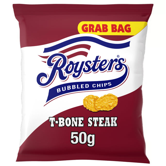 Roysters T-Bone Steak Grab Bag Crisps 50g