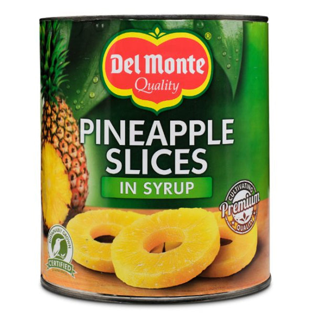 Del Monte Pineapple Slices in Syrup 3.07kg