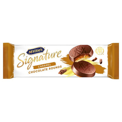 McVitie's Signature Caramel Chocolate Rounds Biscuits 109g