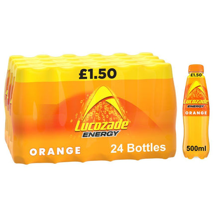 Lucozade Energy Orange PET £1.50 PMP 500ml