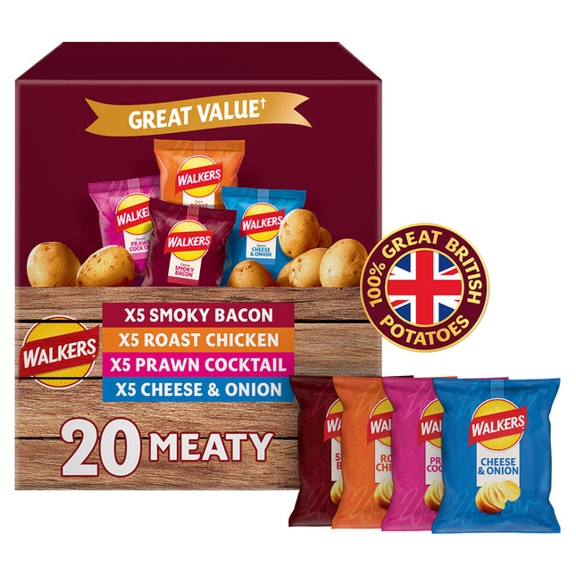 Walkers Meaty Variety Multipack 20x25g