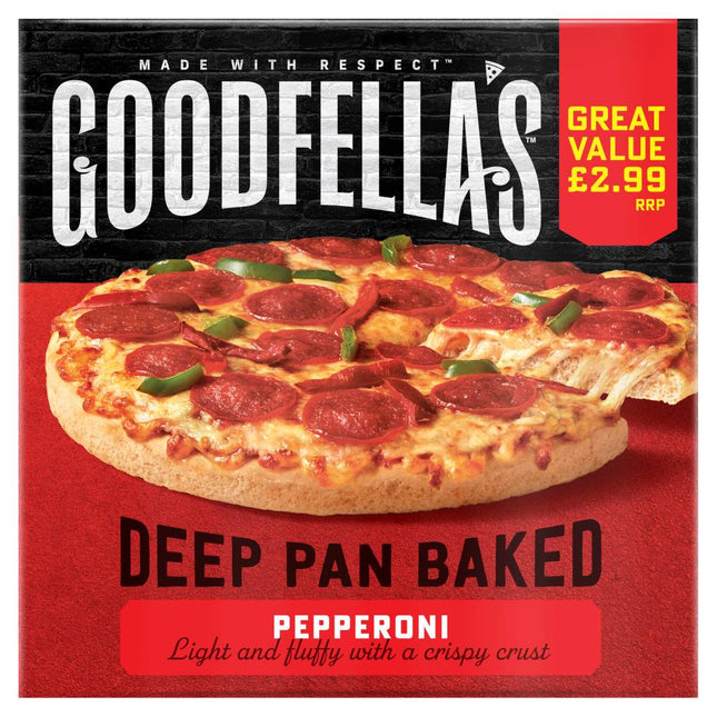 Goodfellas Deep Pan Pepperoni Pizza PMP £2.99 411G