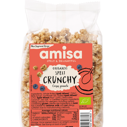Amisa Spelt Crunchy Organic 375g