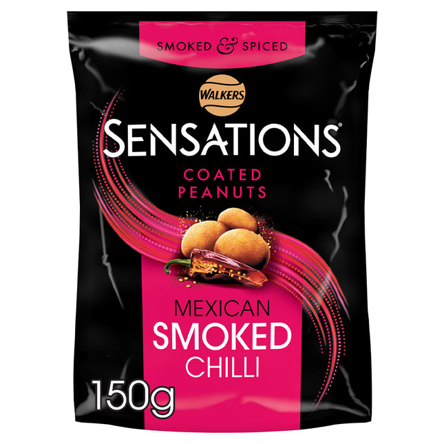 Walkers Sensations Mexican Smoked Chilli Nuts 150g