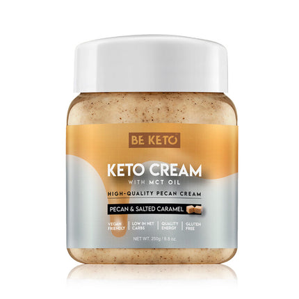 BeKeto Keto Pecan & Salted Caramel +MCT Oil 250g