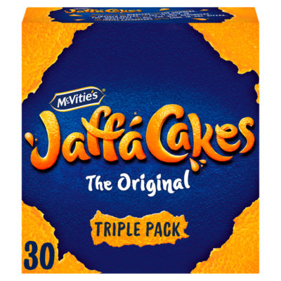 McVitie's Jaffa Cakes Original Chocolate Biscuits Triple Pack Cakes 330g