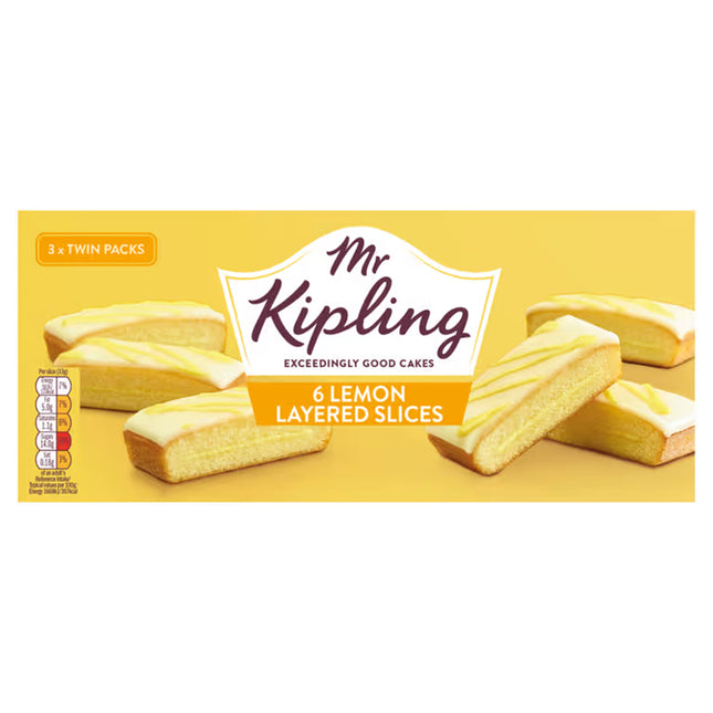 Mr Kipling Lemon Slices 6 Pack