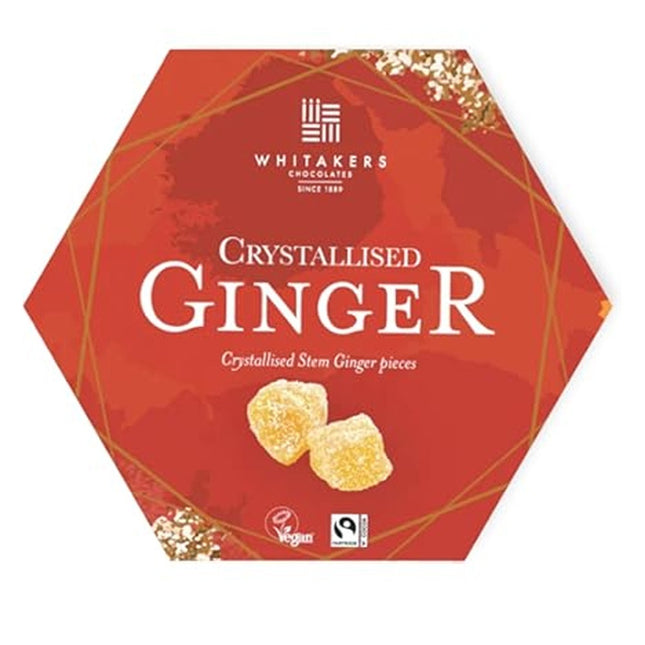 Whitakers Chocolate Crystallised Stem Ginger 200g