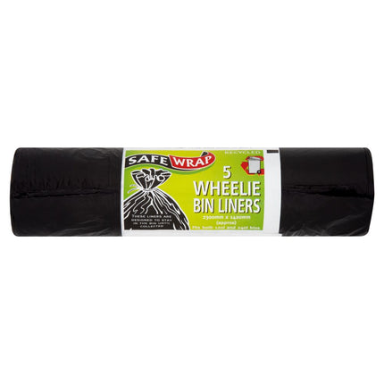 Safewrap Wheelie Bin Liner 5s